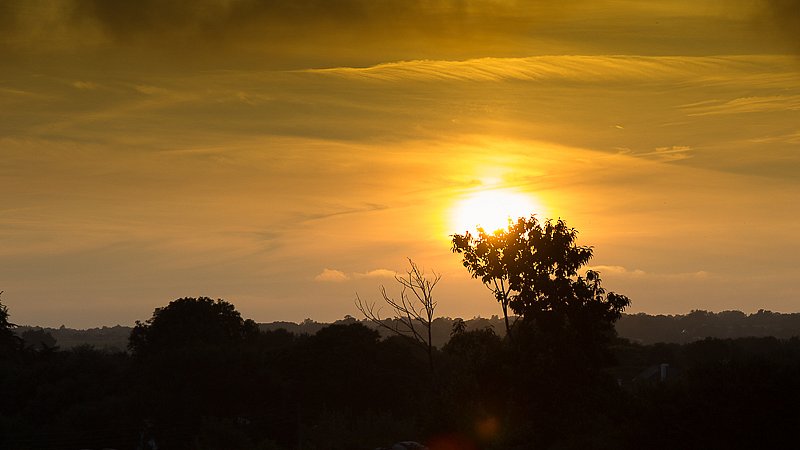 Sunset in Britany